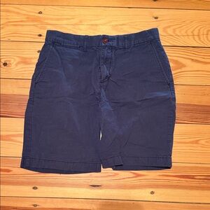 Tommy Hilfiger Dark Blue Flat Front Shorts